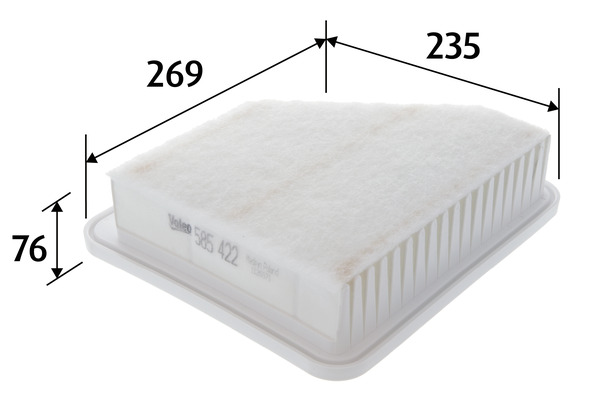 VALEO VAL585422 Levegőszűrő, légszűrő